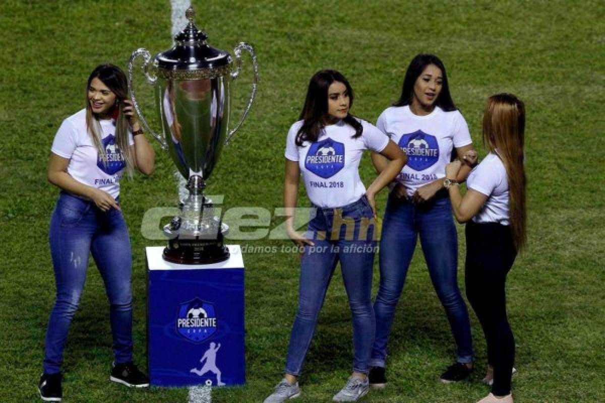 ¡Belleza y ambientazo! La final de Copa Presidente entre Platense y Real España en fotos