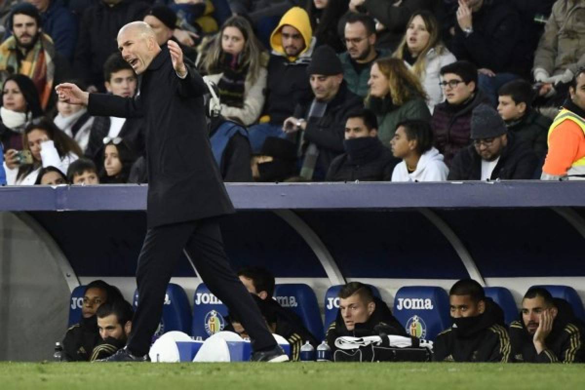 Fotos: Bale sorprende, el cumpleañero y el sufrimiento de Zidane contra el Getafe