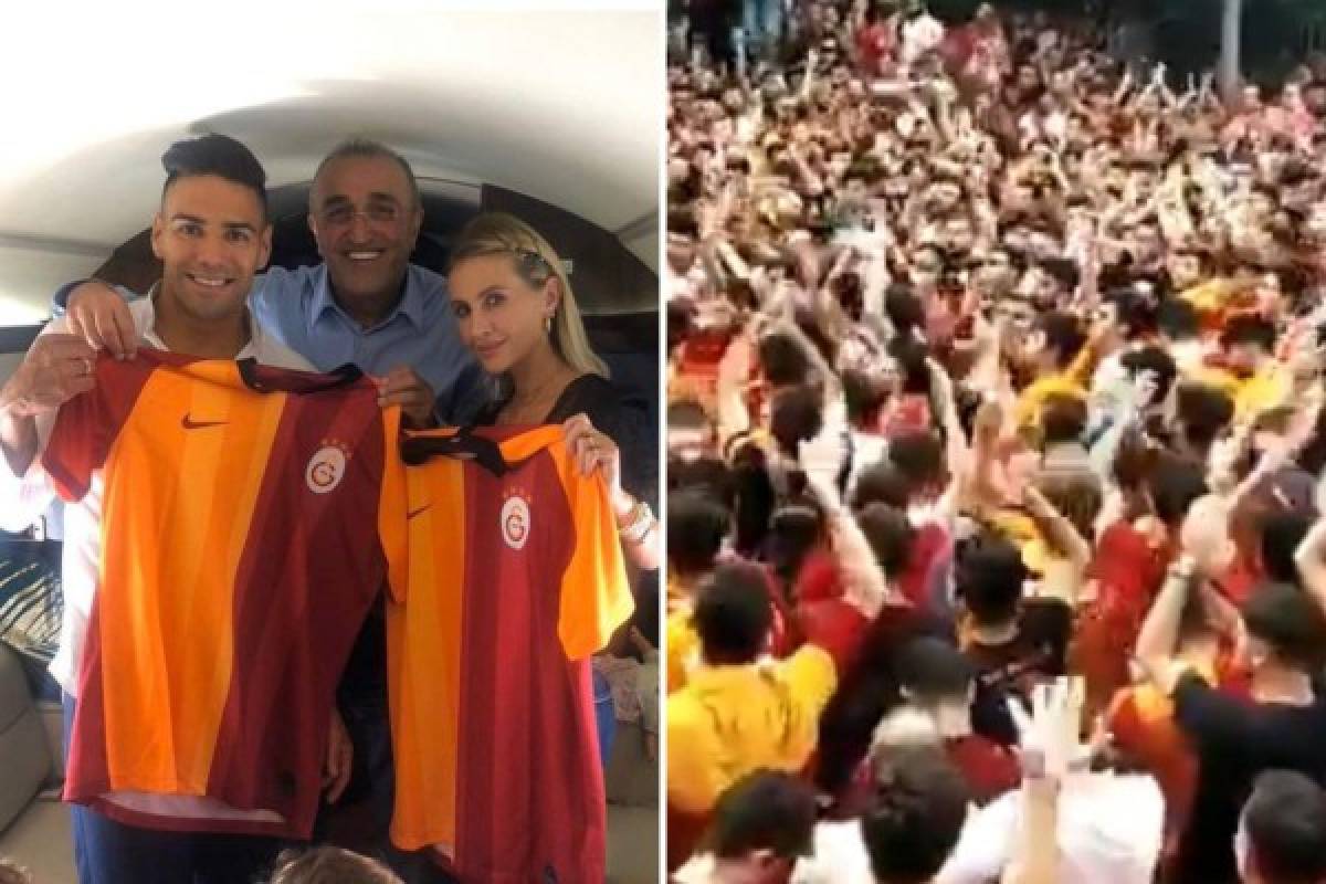 Así se recibe a un crack: Espectacular acogida a Falcao, nuevo jugador del Galatasaray