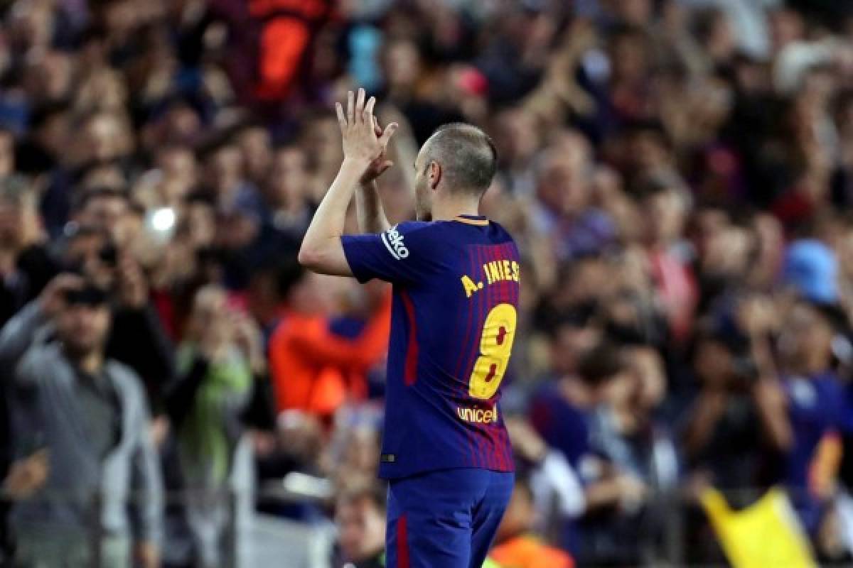 Digno homenaje: Así despidió Barcelona a su leyenda, Andrés Iniesta