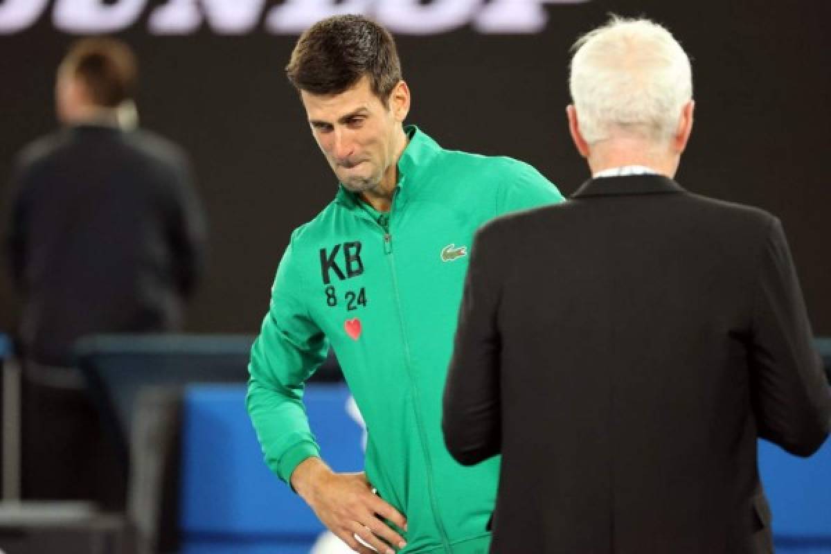 Djokovic se derrumba en plena transmisión en vivo por la muerte de Kobe Bryant
