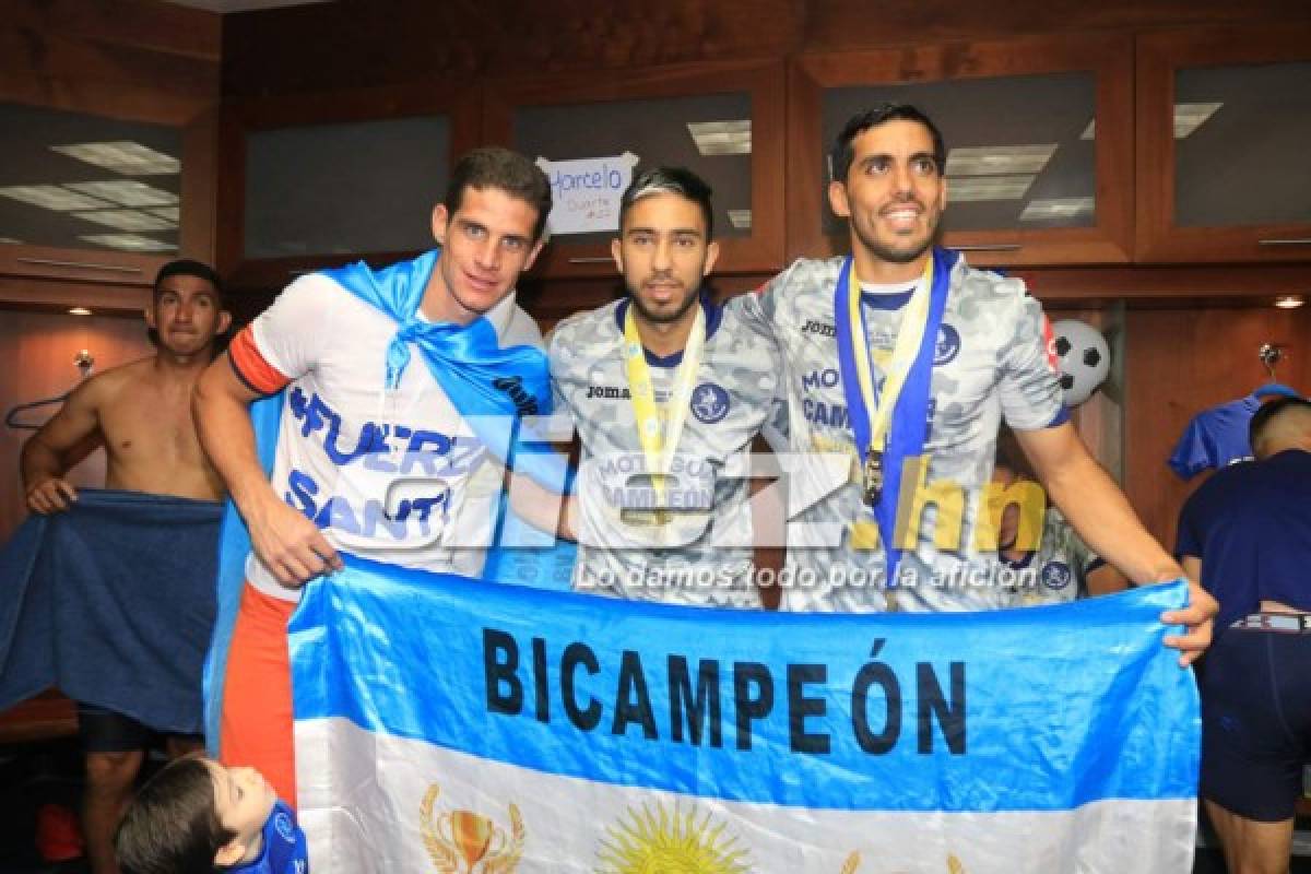 ¡A LO GRANDE! Así festejó Motagua en la intimidad su copa 15