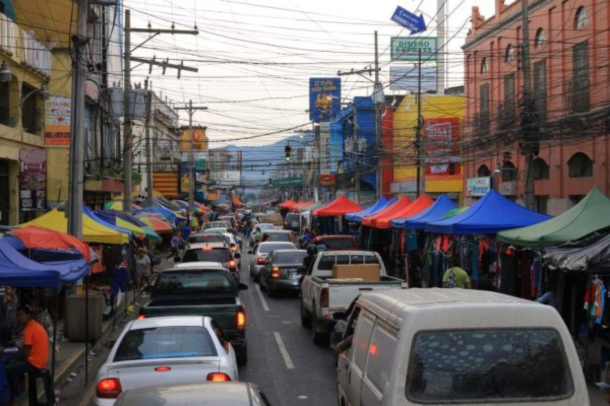 Las sorprendentes imágenes del centro de San Pedro Sula: Limpia y ordenada