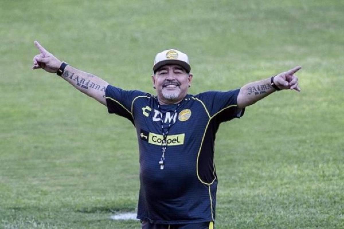 Viral: La increíble evolución de Diego Armando Maradona, técnico de Dorados