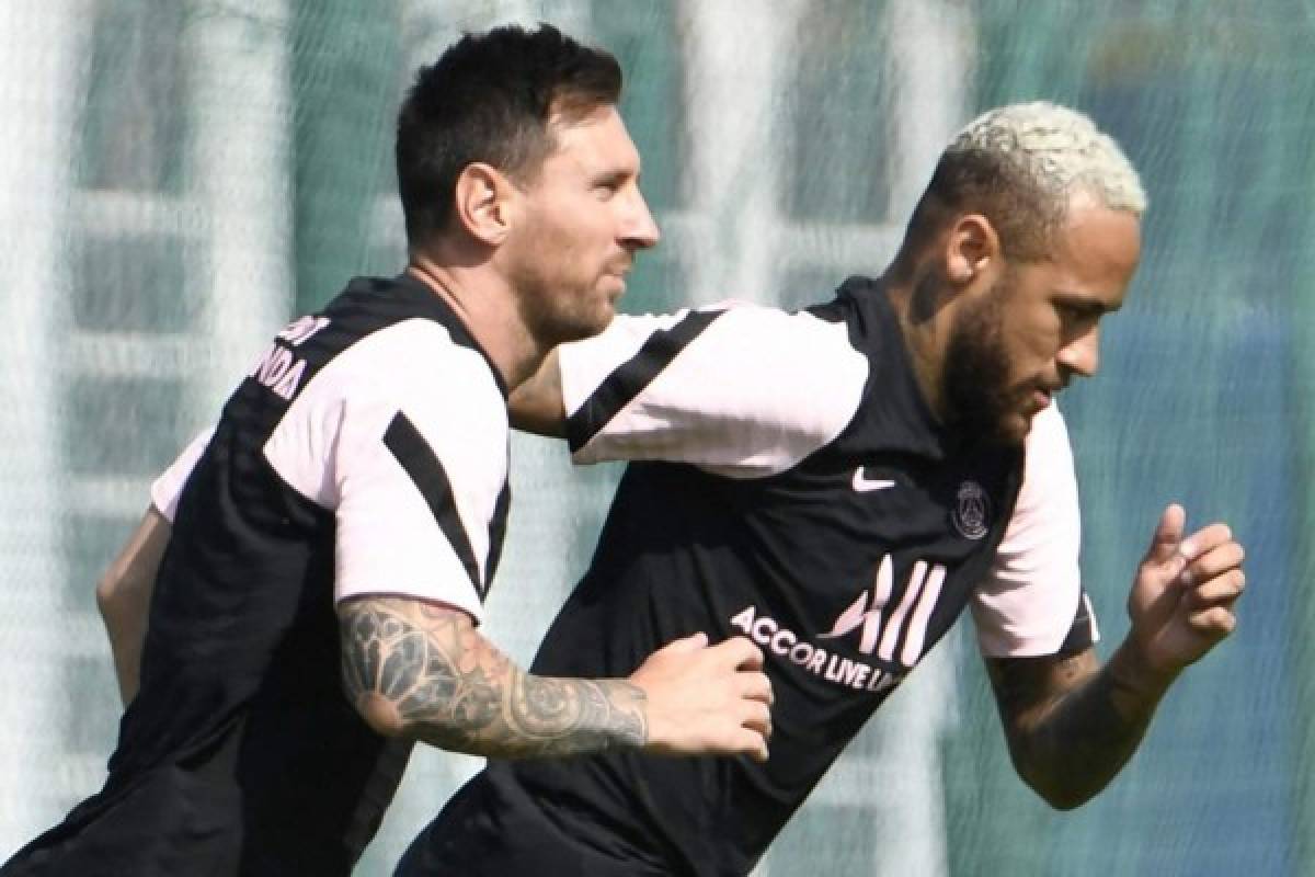 Messi se parte de la risa y su pulso con Neymar: así fue el segundo entrenamiento del argentino con el PSG