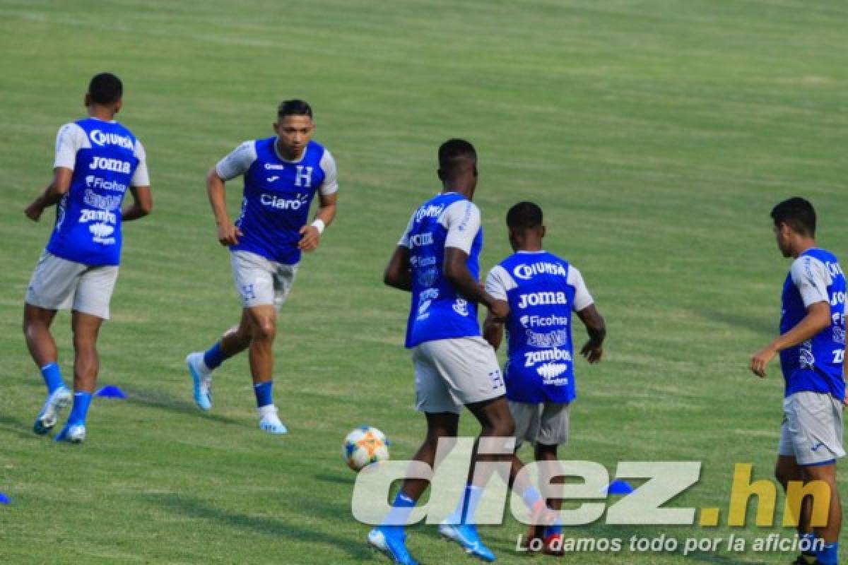 En imágenes: Así fue el último entrenamiento de Honduras previo al juego con Puerto Rico