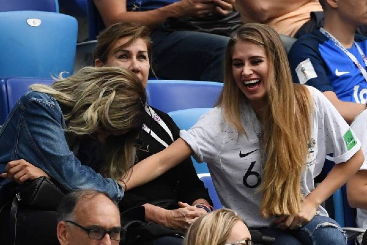 COSITAS: Novias de Griezmann y Pogba enamoran en los cuartos de Rusia 2018