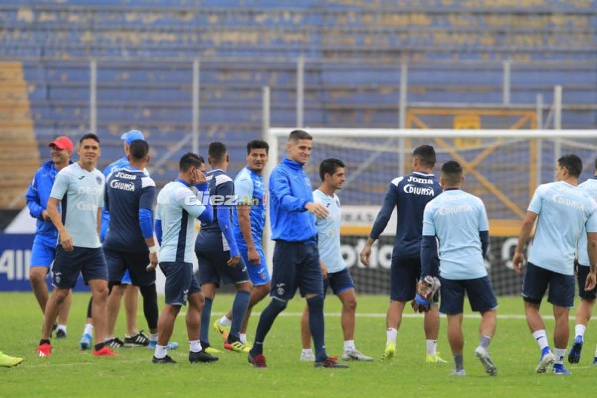 Fotos: Mensajes de motivación, risas y frío previo a la Gran Final Motagua-Saprissa