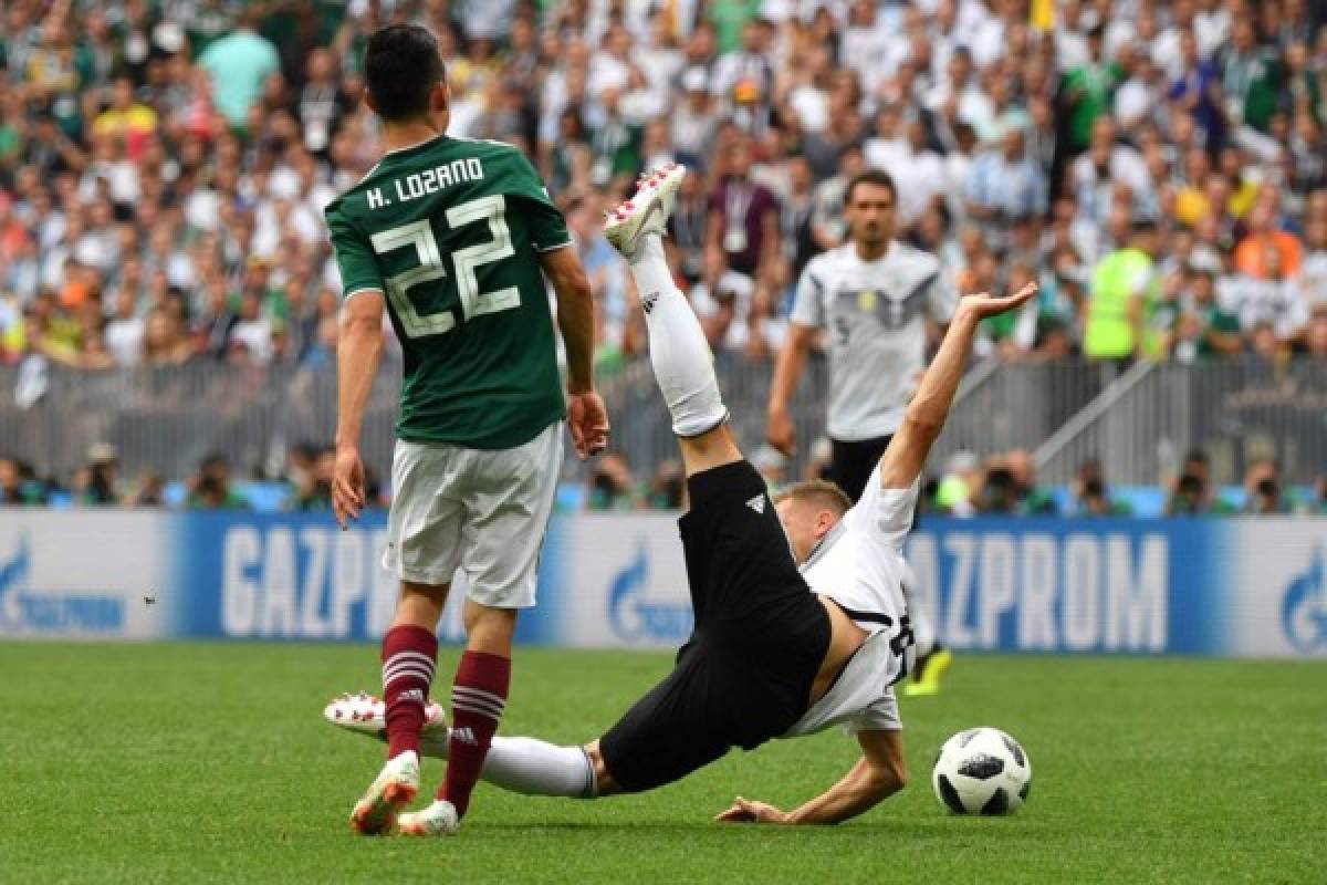 NO VISTE EN TV: El festejo de México, las caras tristes de Alemania y un crack en el estadio