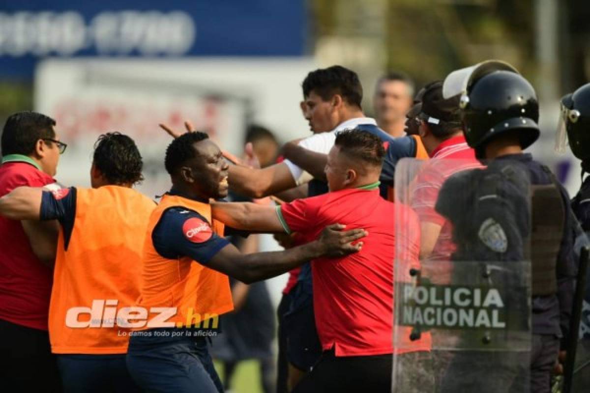 NO VISTE EN TV: Llanto en el Marathón, burla de figura del Motagua y patadas en el Yankel