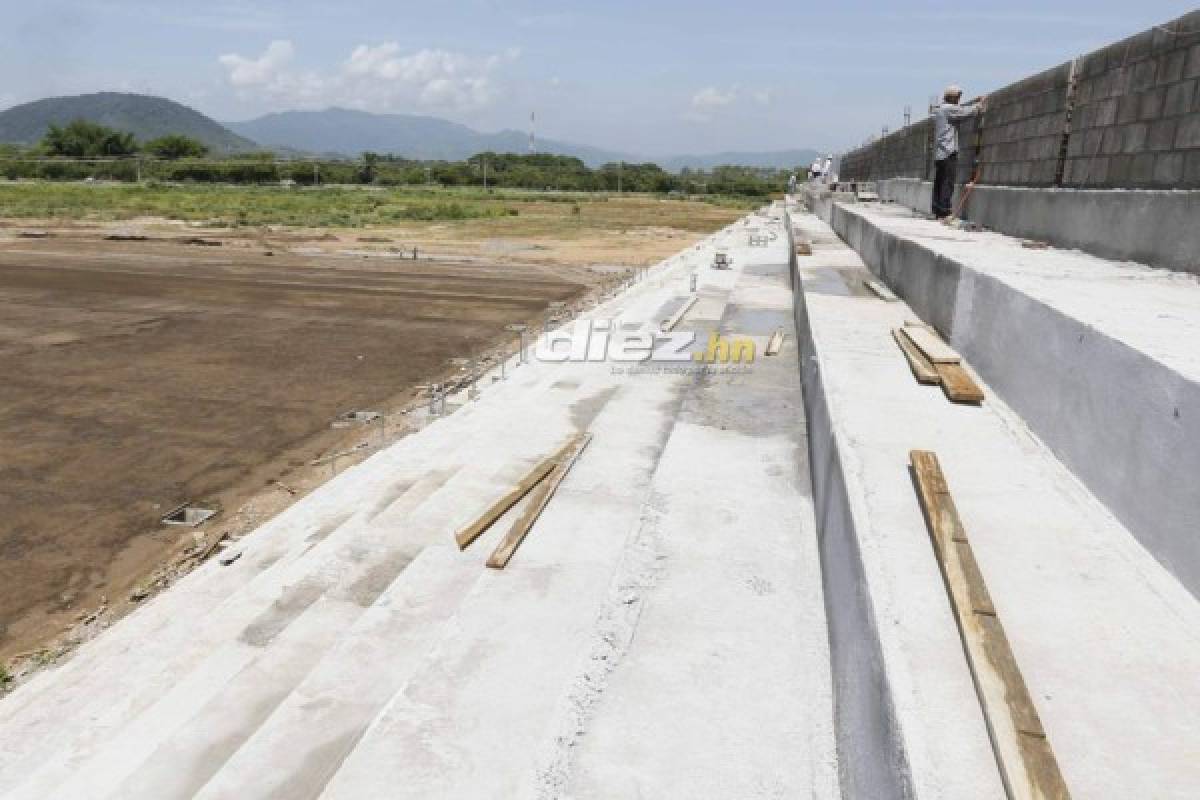 ¡Una joya! Así avanzan los trabajos del estadio del Parrillas One