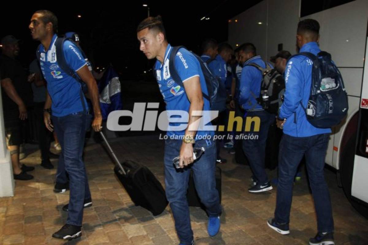 Las curiosas imágenes del viaje de la Selección de Honduras a Fort Myers