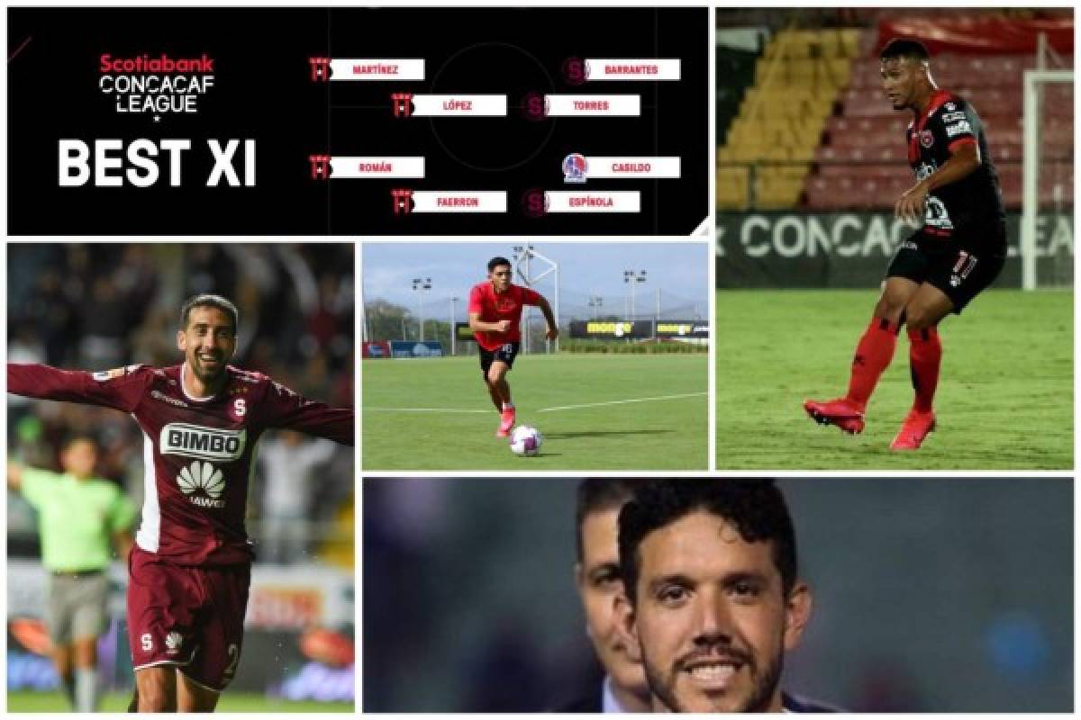 Liga de Concacaf publica el 11 ideal del torneo y sorprende con joven futbolista hondureño del Olimpia