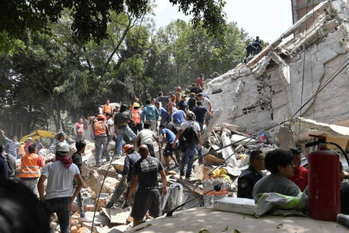 FOTOS: Las impactantes imágenes del terremoto que sacudió México