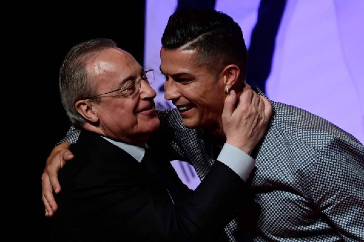 Fotos: Cristiano Ronaldo y el beso de Florentino Pérez; Georgina se roba los suspiros