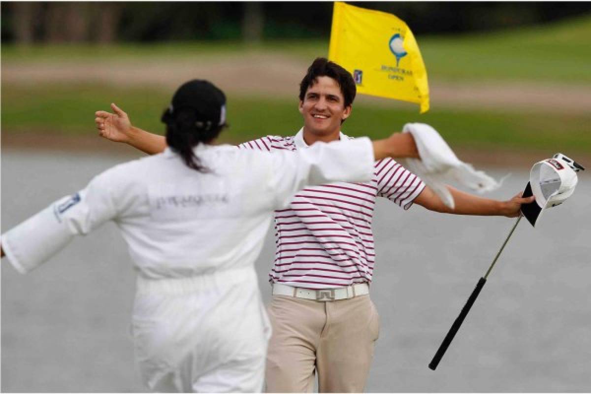 Felipe Velásquez, venezolano que se lleva el Honduras PGA Tour Latinoamérica de golf