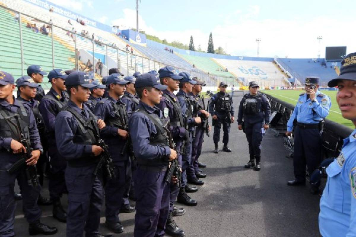 FOTOS: Lo que no se vio en la TV del clásico entre Motagua y Olimpia