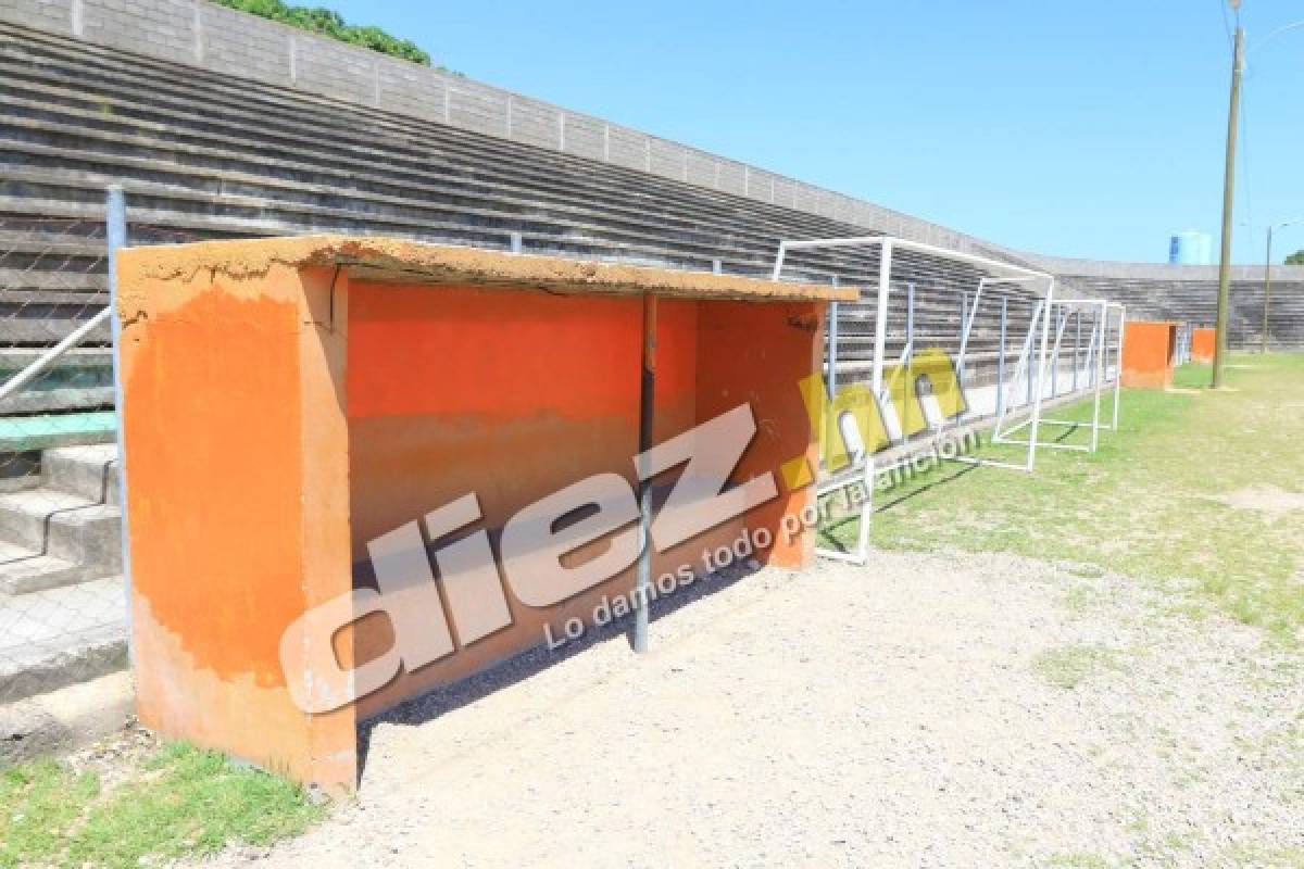 FOTOS: El triste abandono del que pudo ser el estadio más bonito de Honduras