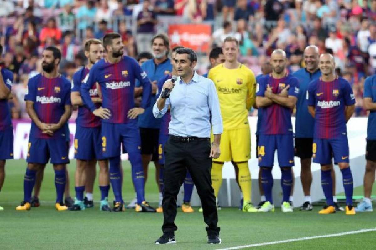 CURIOSAS: El profundo abrazo de Messi, homenaje y lágrimas en el Barça-Chapecoense