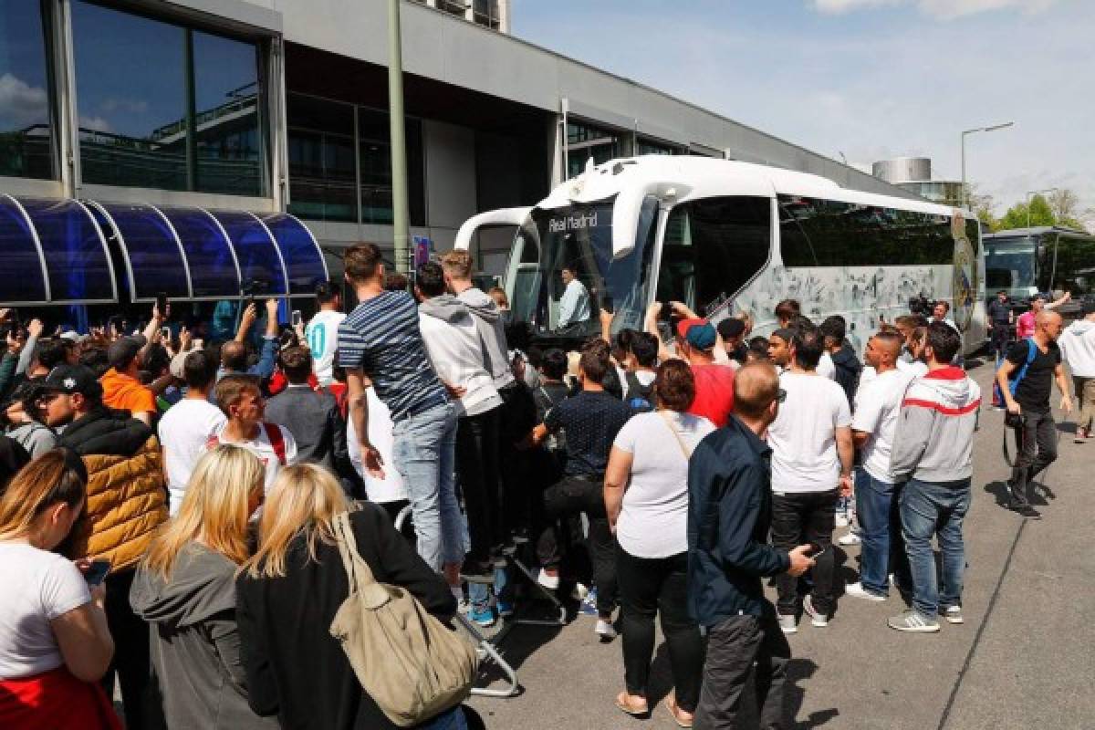 En fotos: Con mucho estilo, así fue la llegada del Real Madrid a Múnich