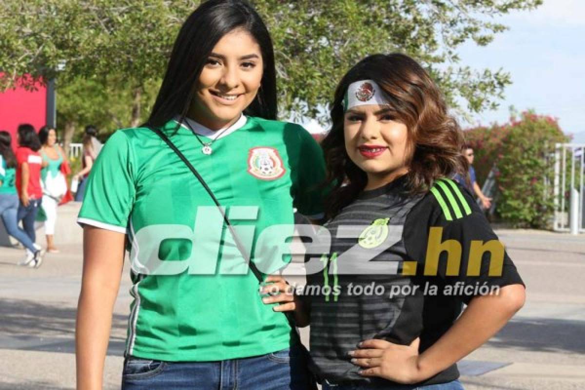 ¡Qué hermosas! Las bellezas del México-Honduras por Copa Oro