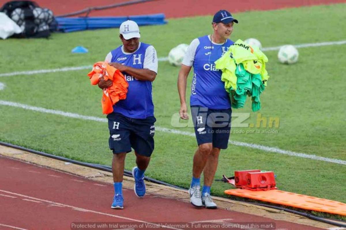 FOTOS: Los detalles más íntimos de la práctica en la Selección de Honduras