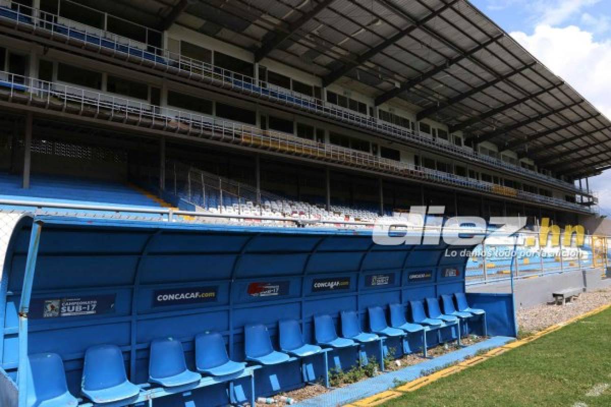 Así avanzan trabajos de remodelación de estadio Morazán para eliminatoria