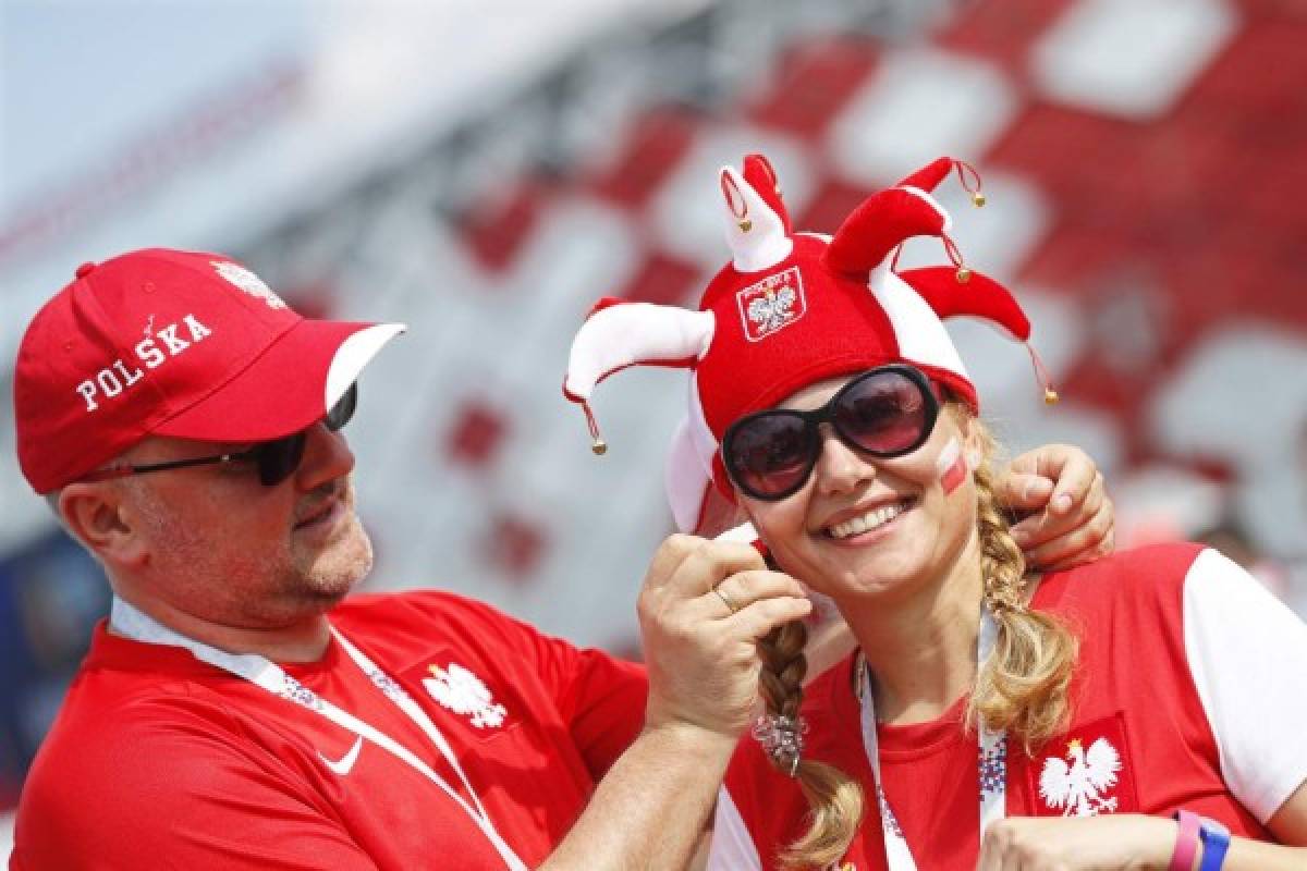 ¡BELLEZA! Las espectaculares aficionadas de Polonia en el Mundial de Rusia