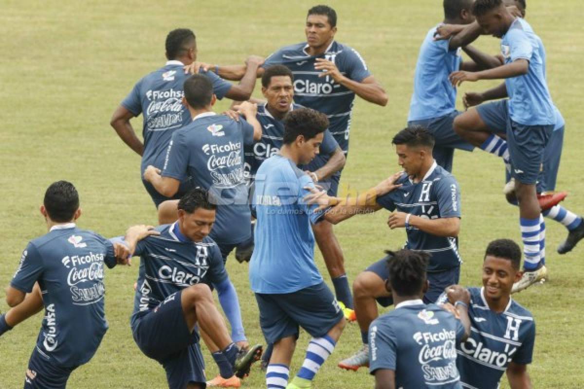 Entre risas, bromas y con un once definido, Honduras cerró su preparación