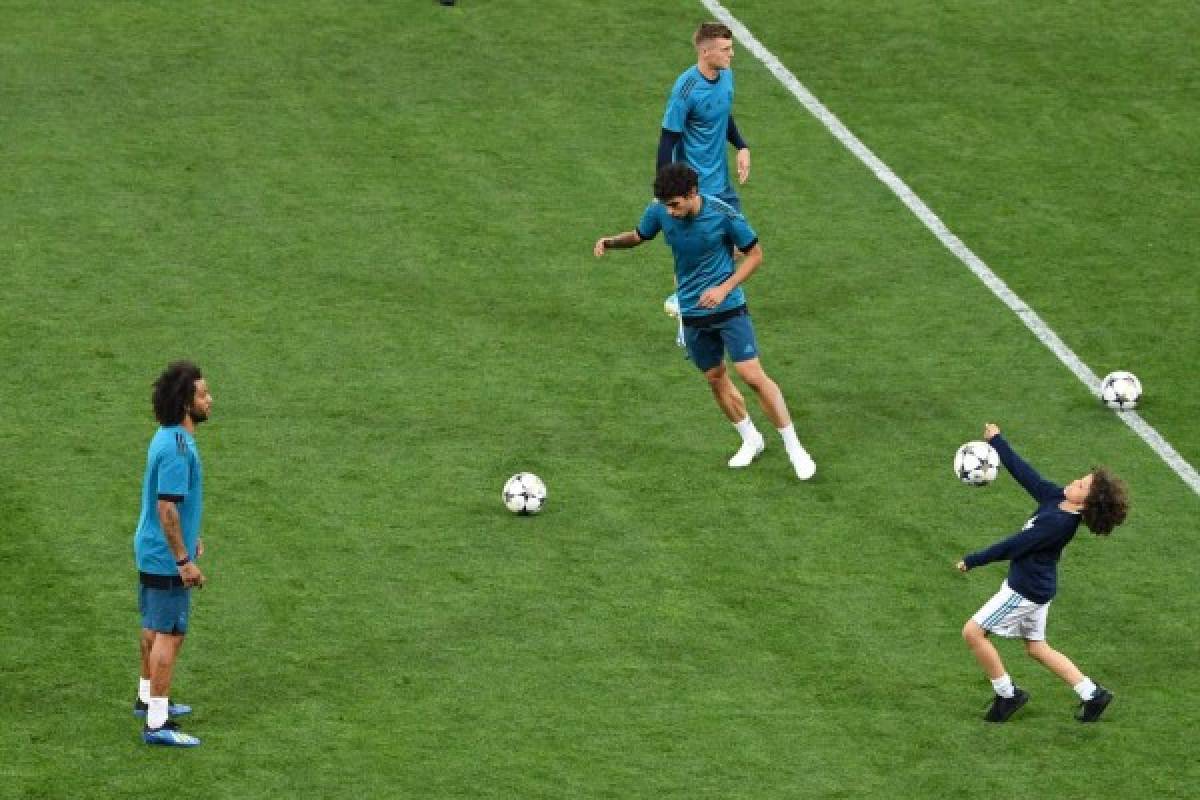 Locura, risas y belleza: Así fue el entrenamiento del Real Madrid a un día de la final de Champions