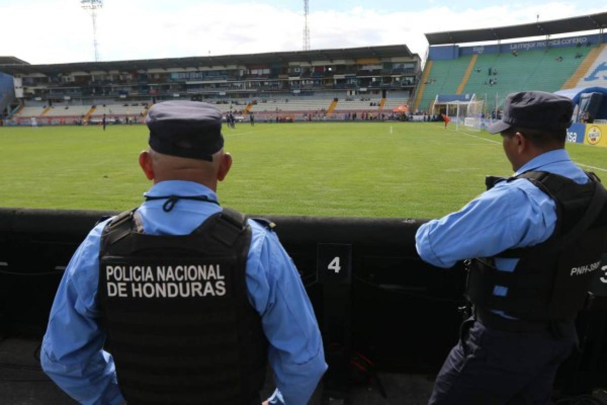 FOTOS: Lo que no se vio en la TV del clásico entre Motagua y Olimpia