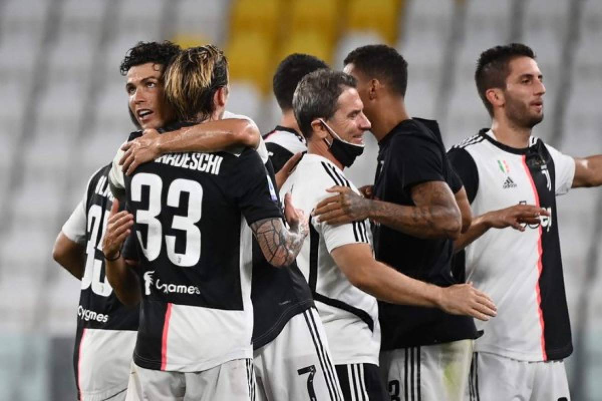 Cristiano en calzoncillos: la locura de la Juventus luego de quedarse con el título de la Serie A