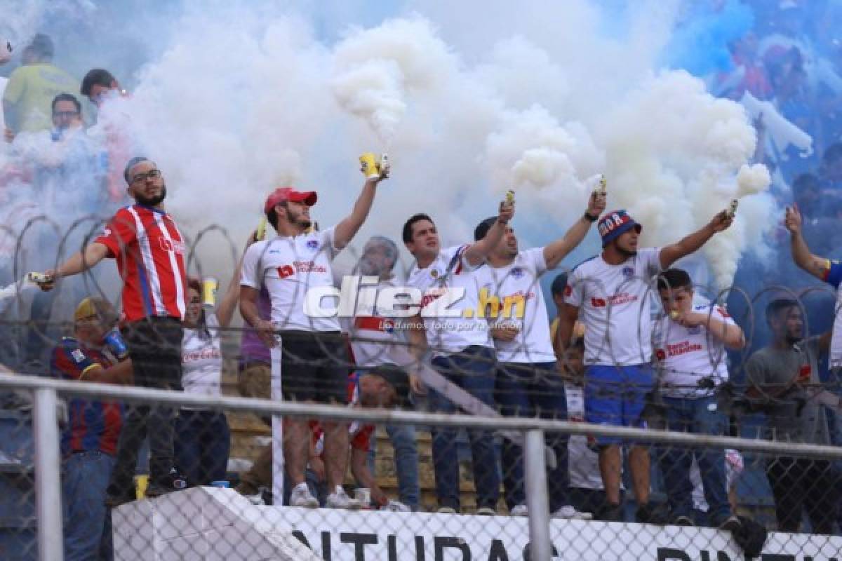 Final Motagua-Olimpia: No hubo lleno total y colorido en el Nacional