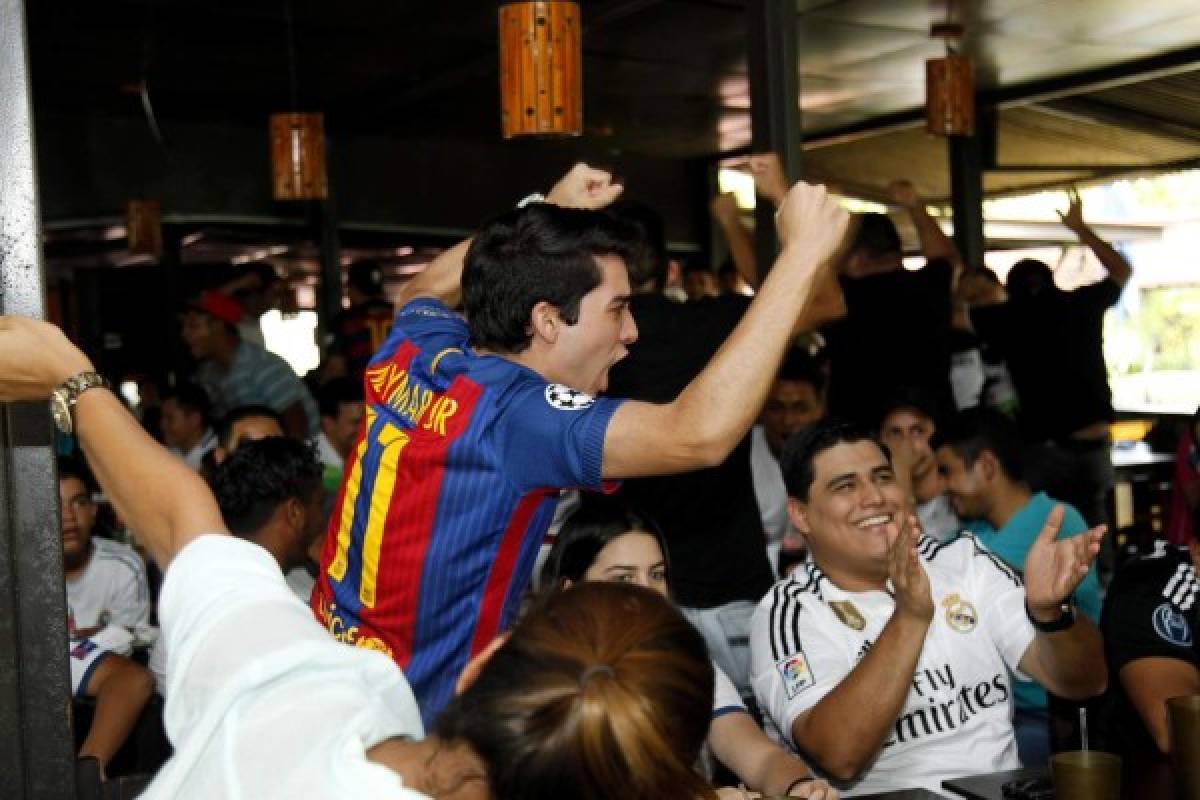 Así se vivió en Honduras el espectacular clásico Real Madrid-Barcelona