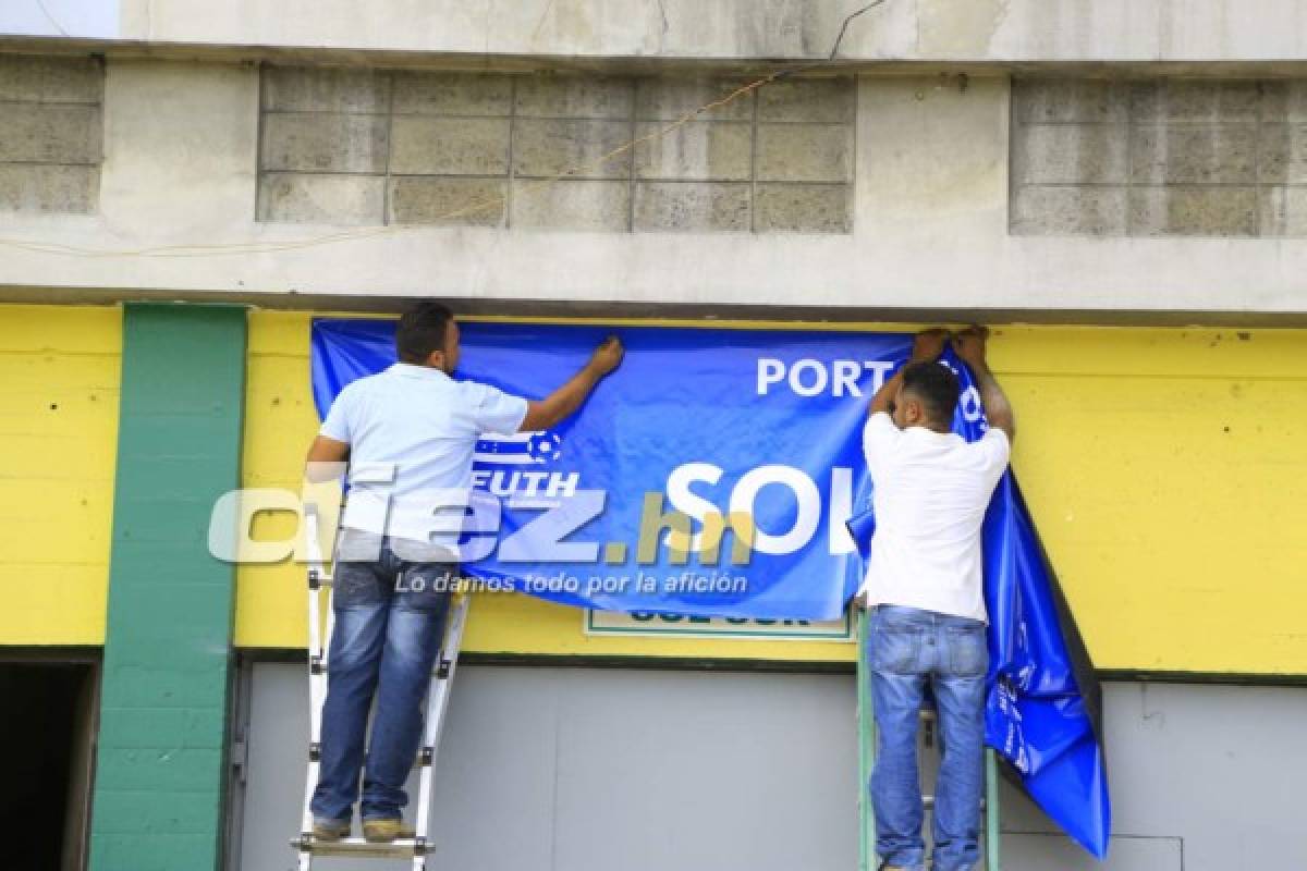 El ambiente en las afueras del Morazán a horas del Honduras-Costa Rica