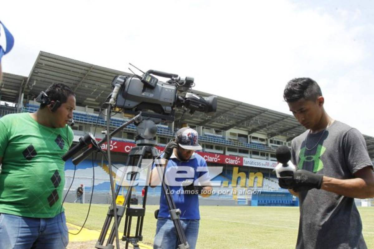 El ambiente en las afueras del Morazán a horas del Honduras-Costa Rica