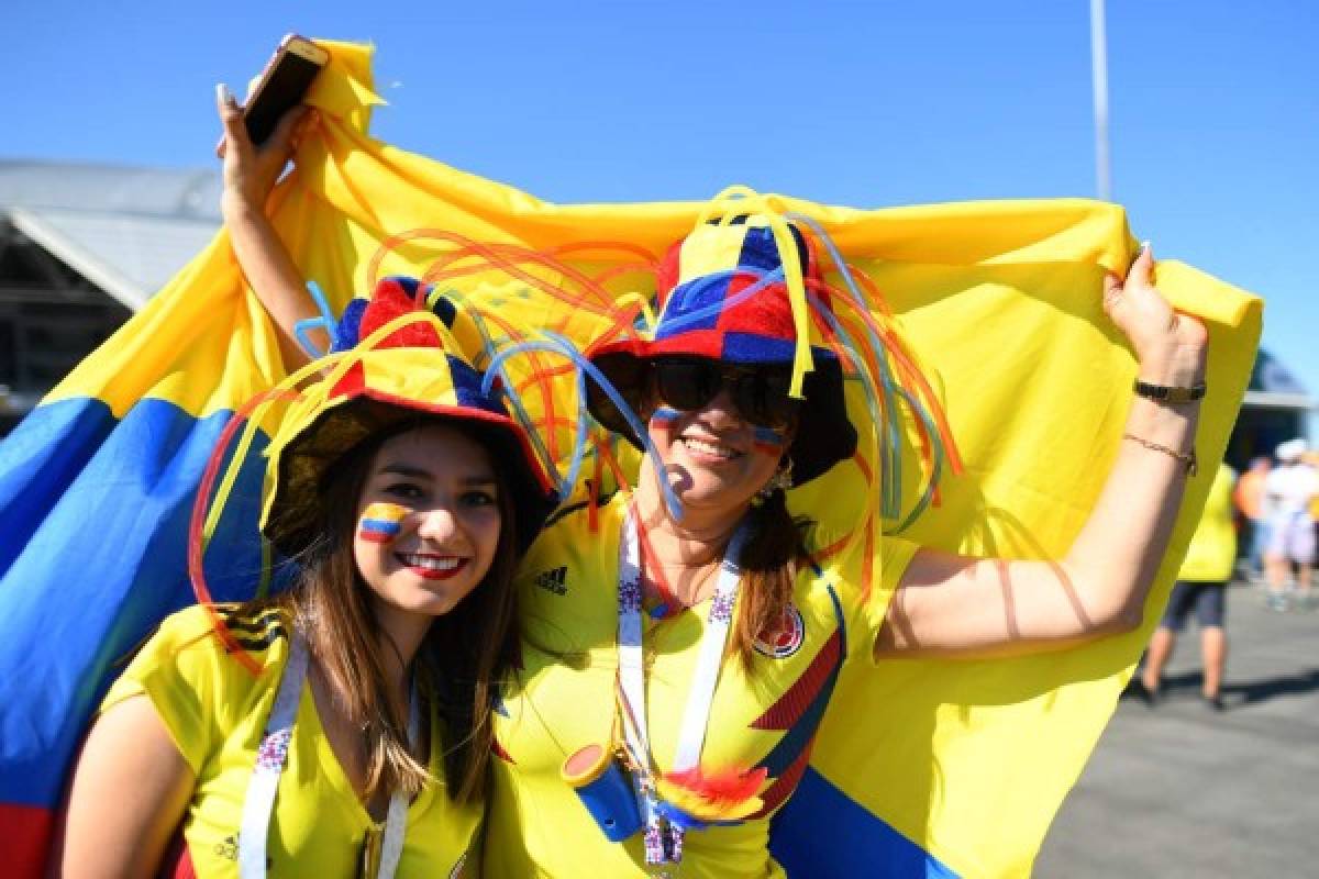 MUÑECAS: Las hermosas colombianas que estuvieron en el Samara Arena de Rusia