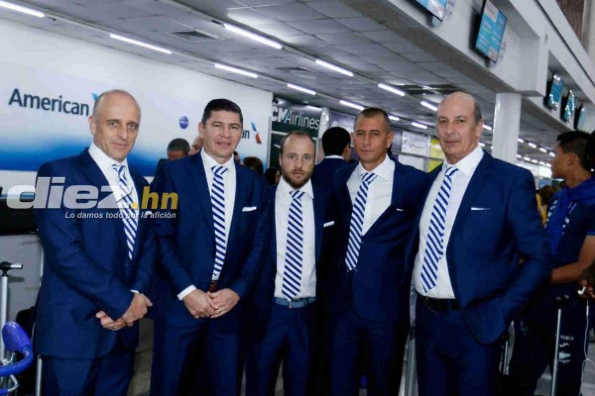 FOTOS: Selección de Honduras salió rumbo a Jamaica para su debut en Copa Oro