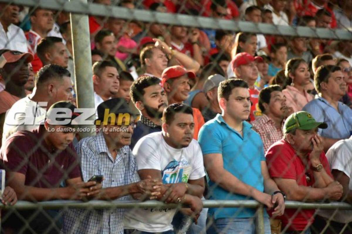 FOTOS: El júbilo y tristeza de la final de ida de la Liga de Ascenso de Honduras