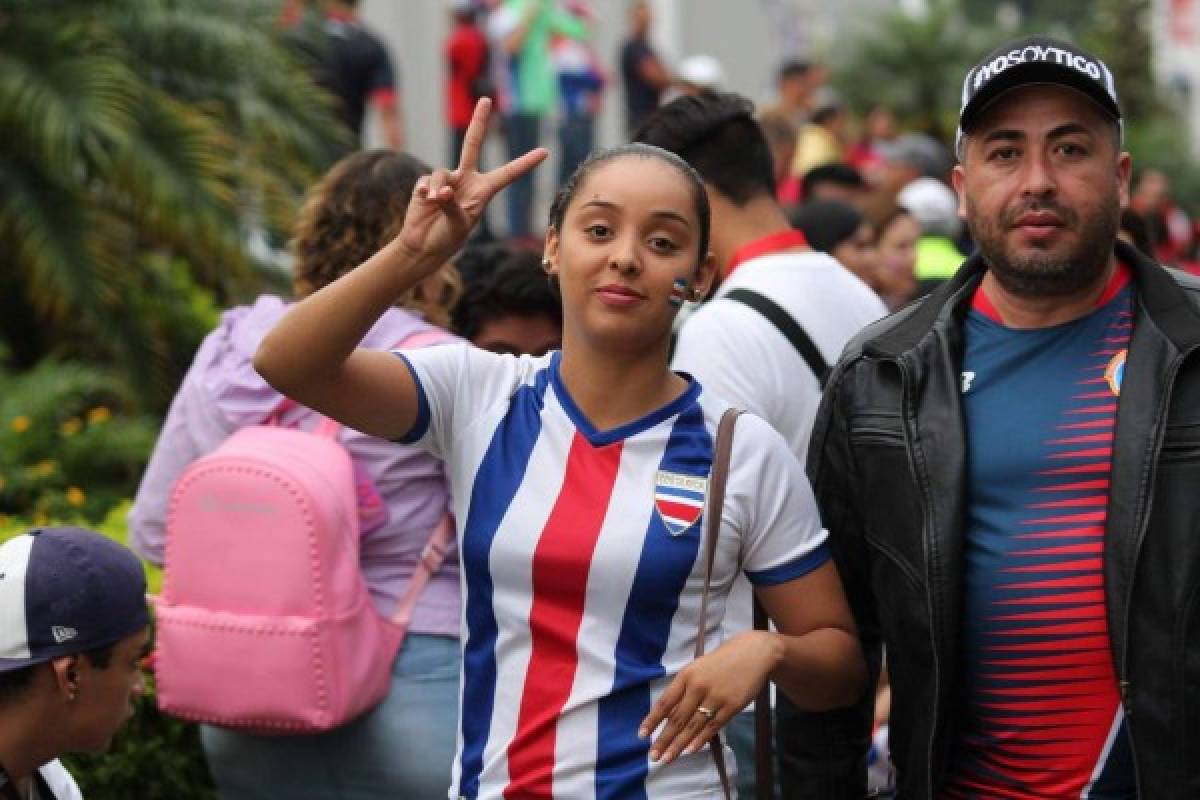 Impresionante ambiente en Costa Rica previo al duelo ante México
