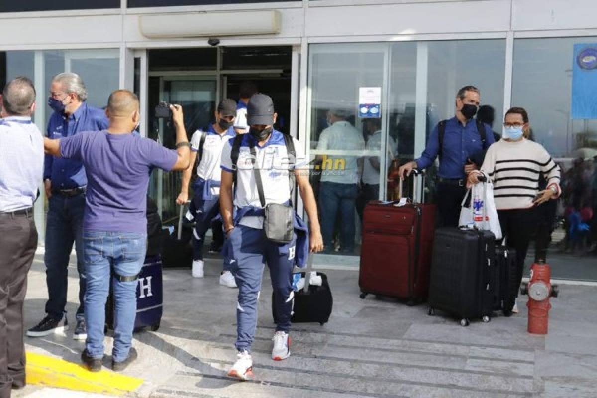 Fotos: Así fue regreso de la Selección de Honduras tras la amarga derrota sufrida en Costa Rica
