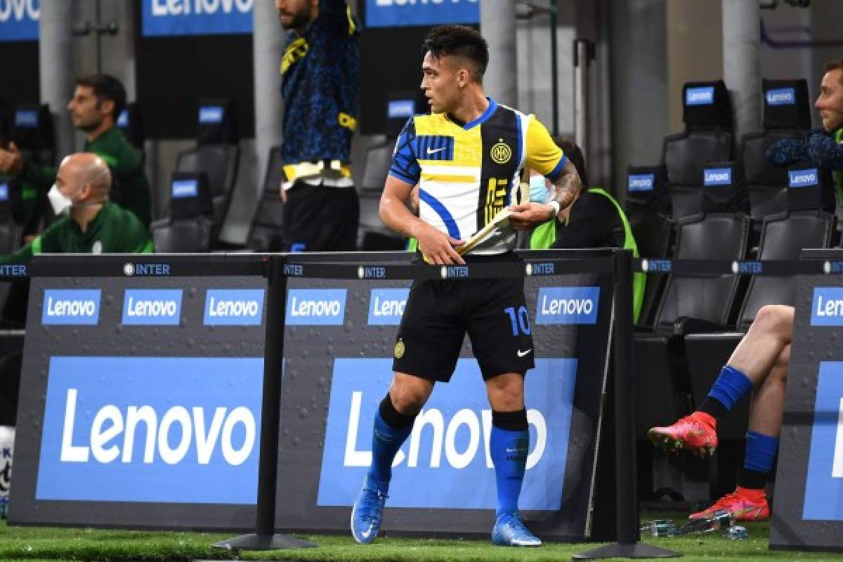 Así fue la fuerte pelea de Lautaro Martínez y Conte en pleno juego del Inter de Milán: 'Respeta'