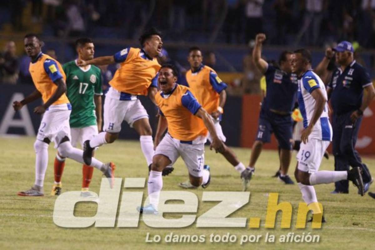 Alegría y llanto, así celebraron jugadores de Honduras el pase al repechaje