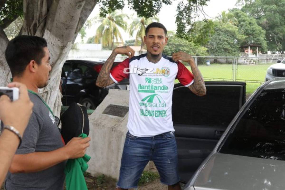 ¡Ya luce la verde! Las imágenes de la presentación de Henry Figueroa con Marathón