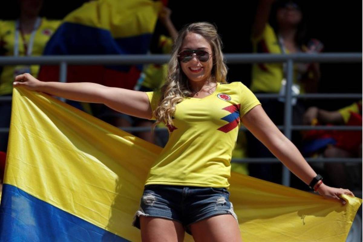 FOTOS: Las bellas chicas colombianas enamoran en el Mundial de Rusia