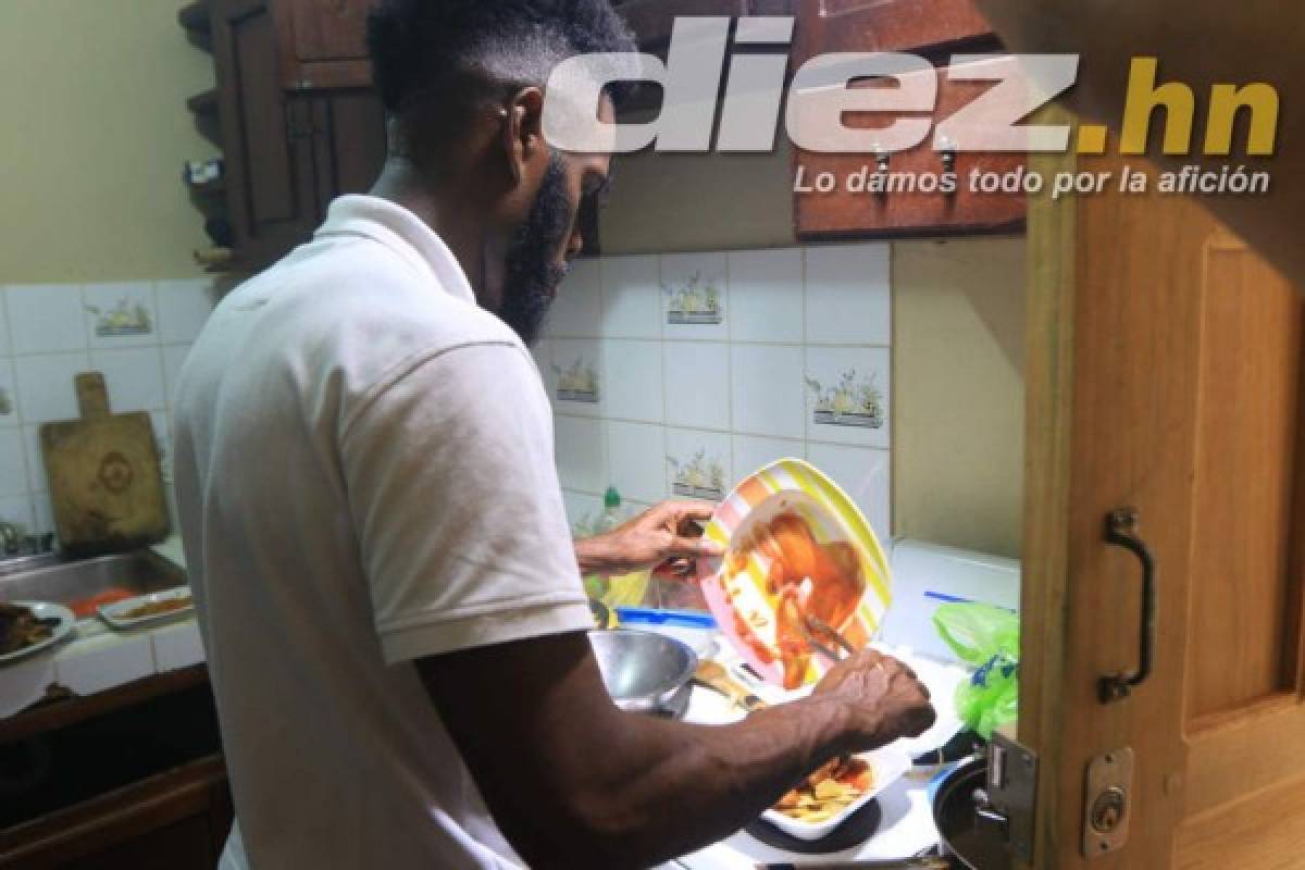 Así es el humilde local de comida de Rudy Williams, al que van jugadores de Olimpia y Motagua