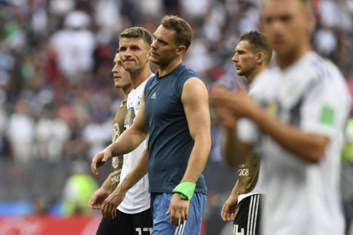 NO VISTE EN TV: El festejo de México, las caras tristes de Alemania y un crack en el estadio