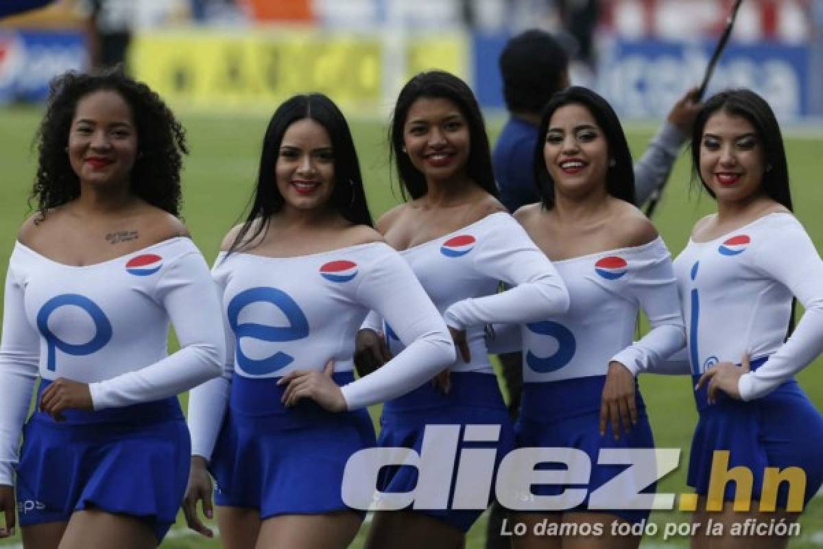 ¡Hermosas chicas! El lado más sexy de la final entre Motagua y Olimpia