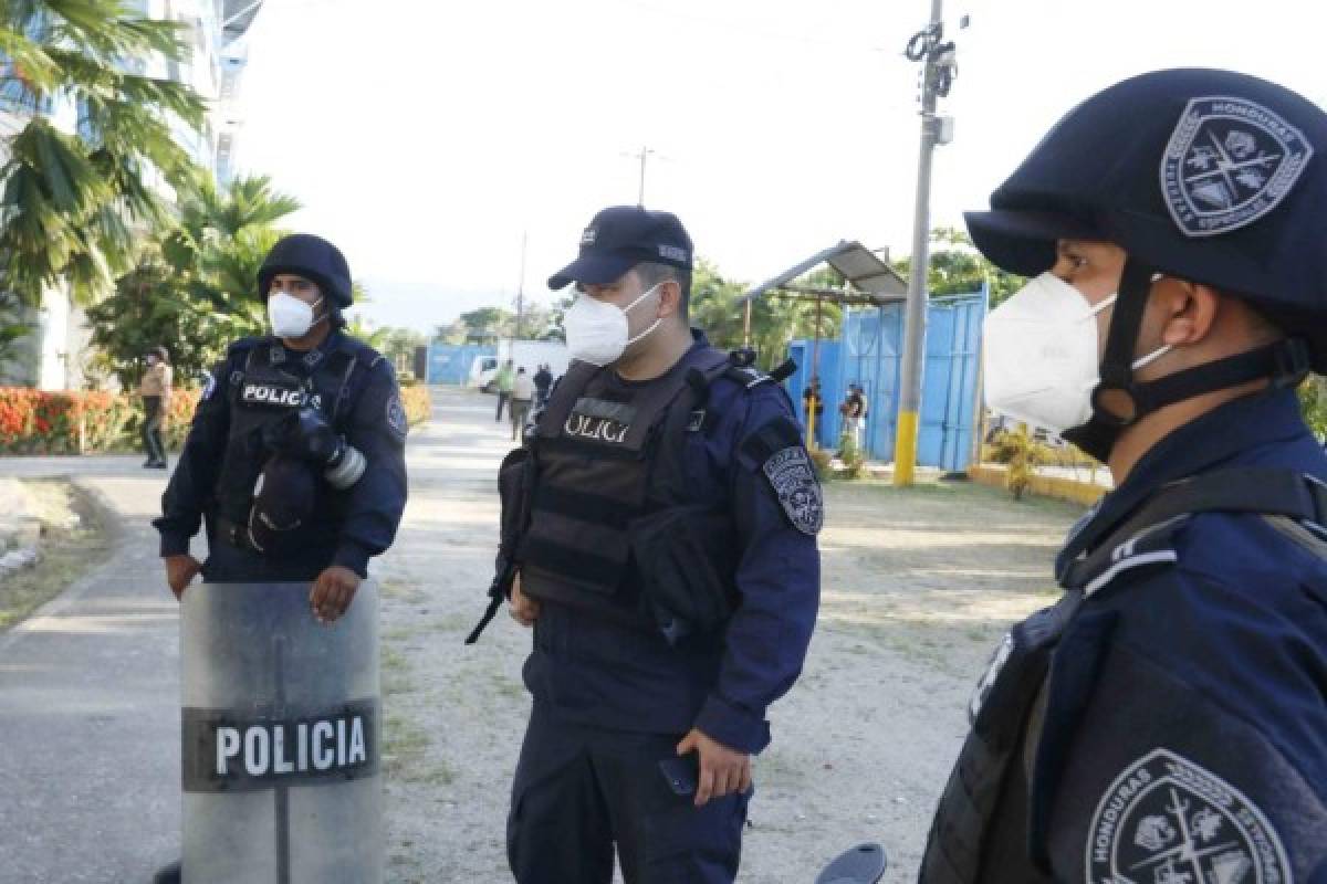 Real España - Olimpia: Las fotos de un estadio vacío y con un protocolo de bioseguridad bien montado