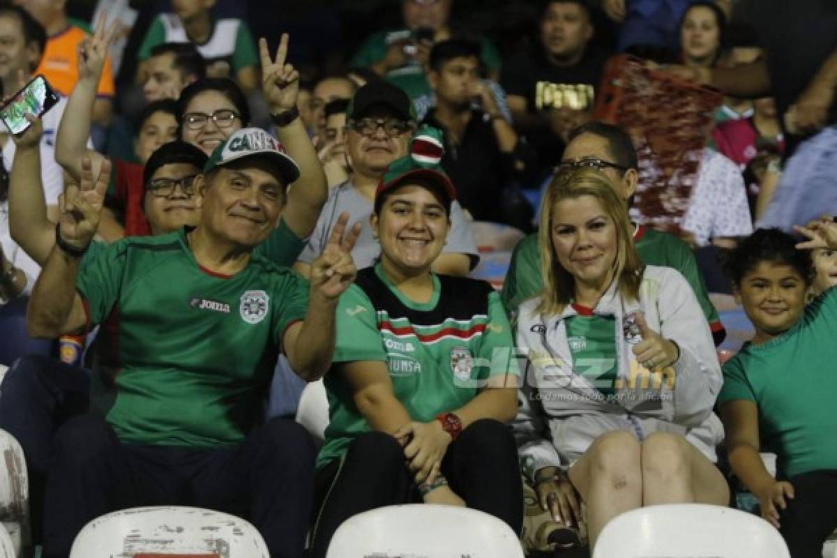 La furia de Denovan, la mascota de UPNFM y el ambientazo de la hinchada de Marathón